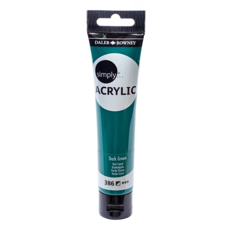 

Daler Rowney SIMPLY ACRYLIC Dark Green - 75 ml (126975386)