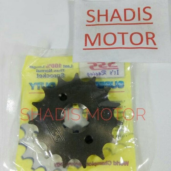 Ger SSS Motor Kawasaki KLX Depan Ukuran 428 - 14T Gear Motor