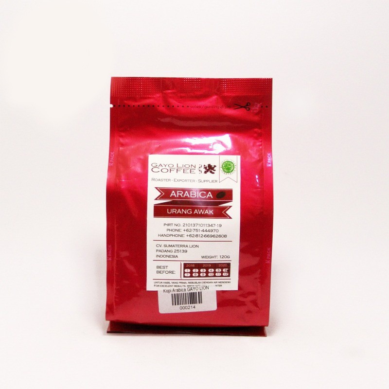 

Gayo Lion Coffee Arabica Urang Awak