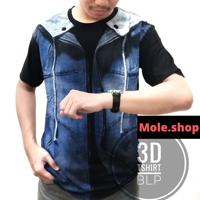 BAJU KAOS PRIA JAKET DEMIN DISTRO PRIA