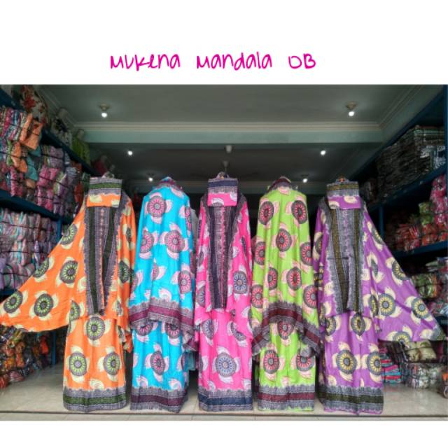 MUKENA DEWASA RANDOM MIX MOTIF RAYON BALI