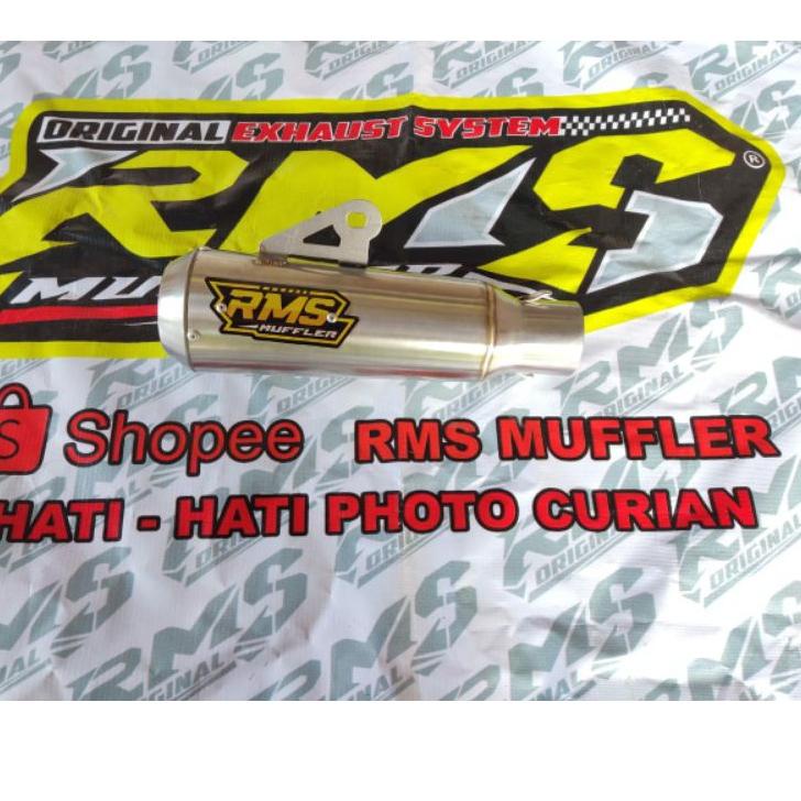 Harga Murah.. slincer Knalpot RMS Muffler Original type gp2 d50 bukan dpj wr cts dos rcb