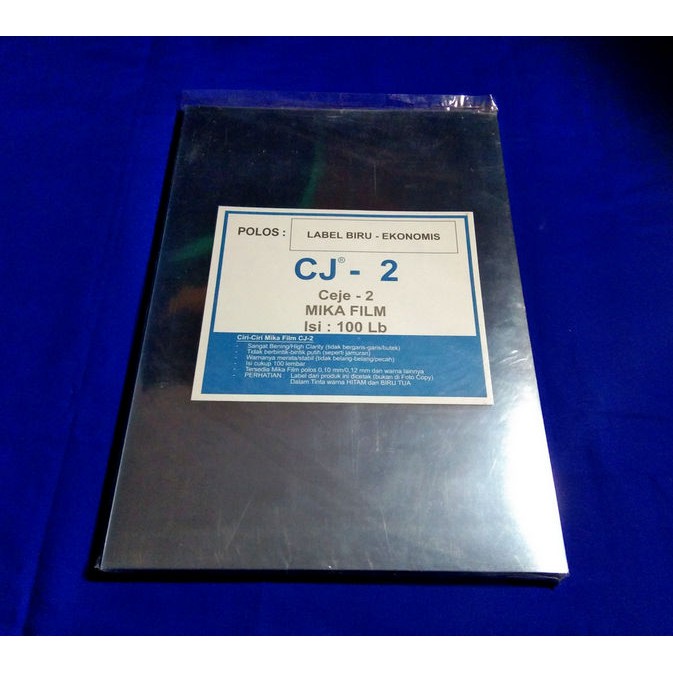 

CJ-2 Mika F4 Label Biru Ekonomis ( 1 Pack - 100 Lembar )