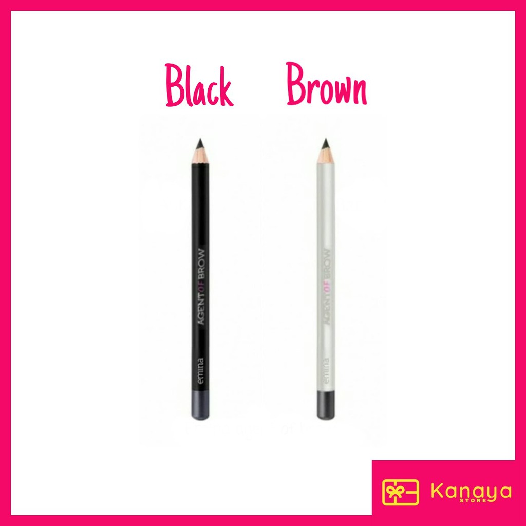 (BISA COD) Emina Agent Of Brow - Pensil Alis Eyebrow Pencil