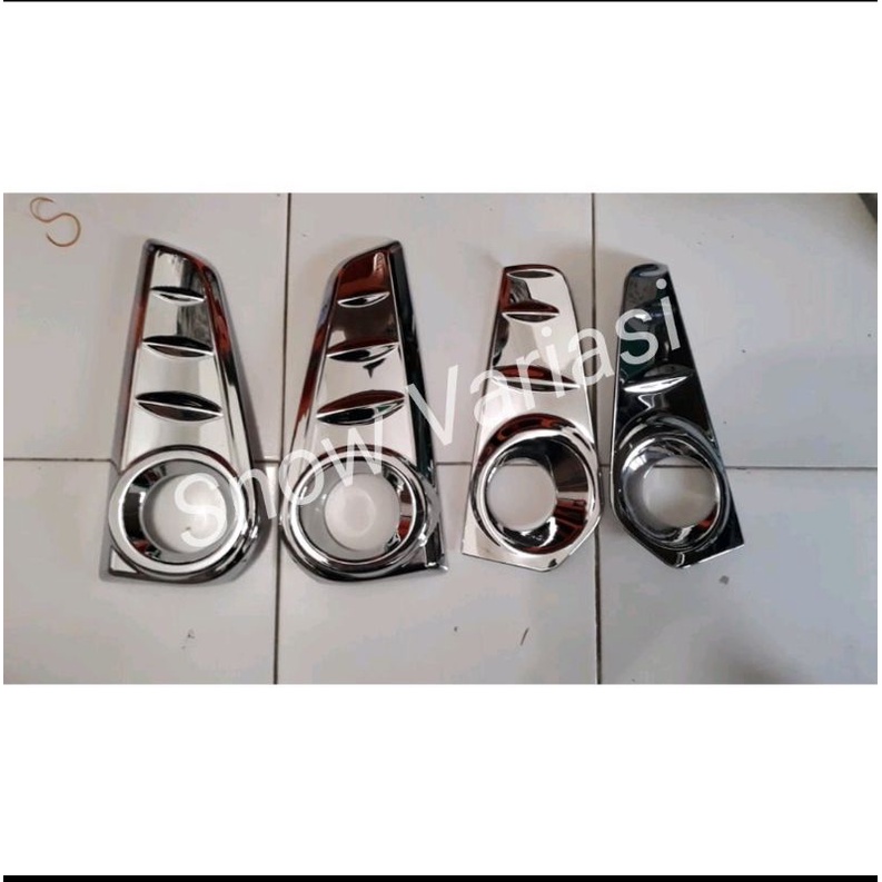 Paket Ring Foglamp Depan Belakang Avanza Veloz 2019 Up Chrome