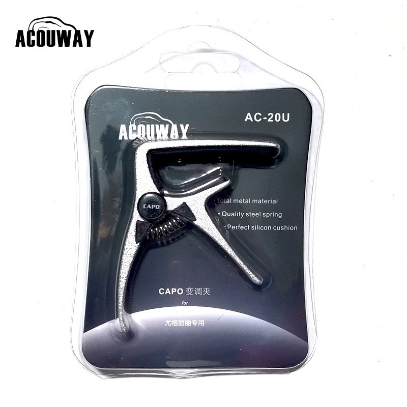 Professional Ukulele Capo 4 Strings Hawaii Guitar Capos Single-handed Quick Change Ukelele Capo