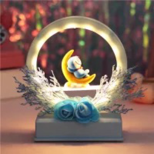 Lampu tidur Musik Unicorn doraemon LB005 dekorasi hias souvenir music box