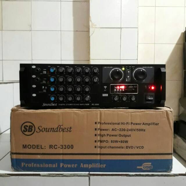 POWER AMPLIFIER SOUNDBEST RC 3300