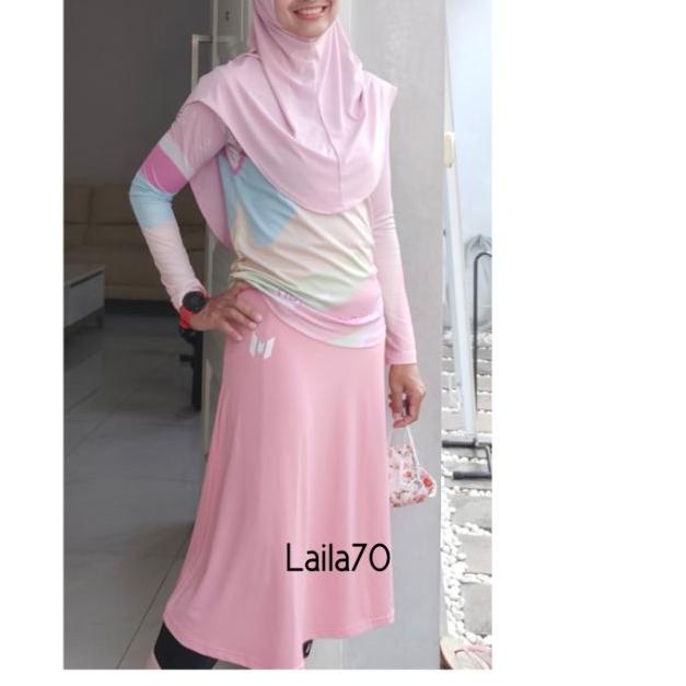 ✮ Muvaz Laila 70 - Rok Olahraga Wanita Model Semi Payung Panjang 70 cm ℗
