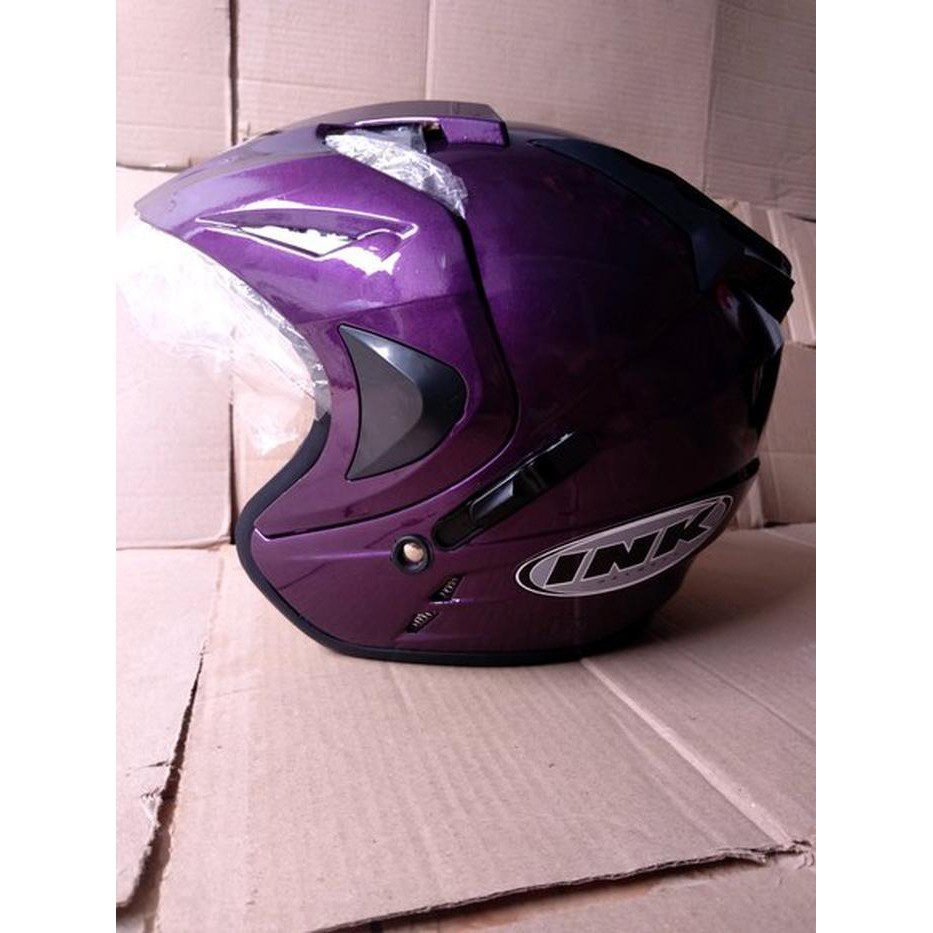 Helm Basic ink T1 CX Double Visor Standart Ungu