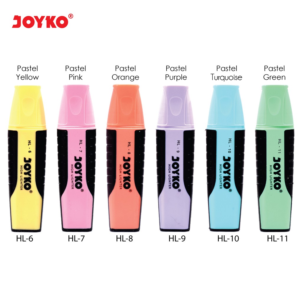 

Highlighter / Penanda Joyko HL-6 ~ 11 Pastel Color