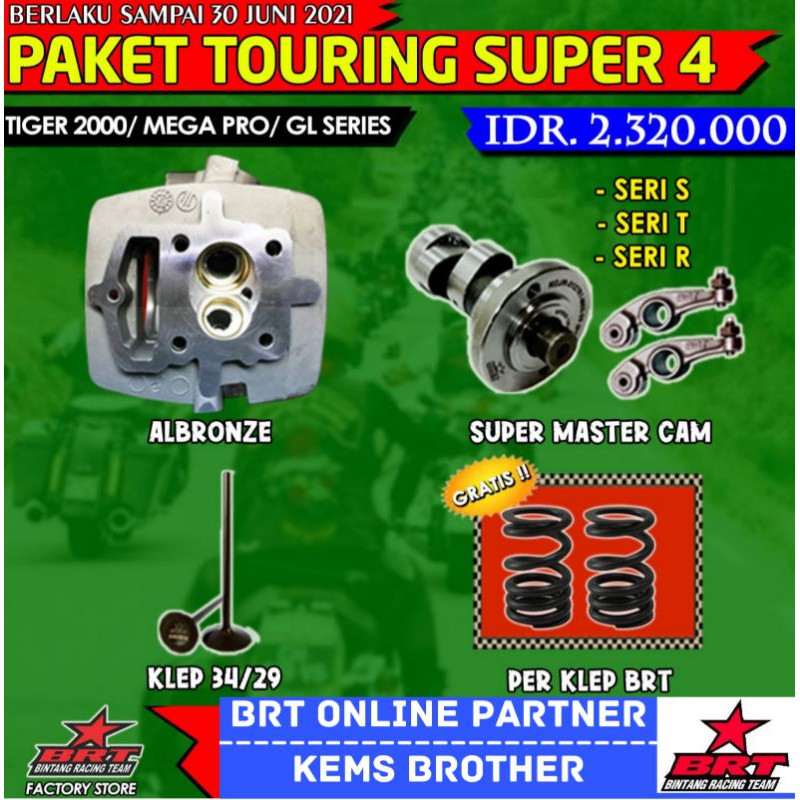 PAKET TOURING SUPER 4 TIGER 2000/MEGA PRO/GL SERIES