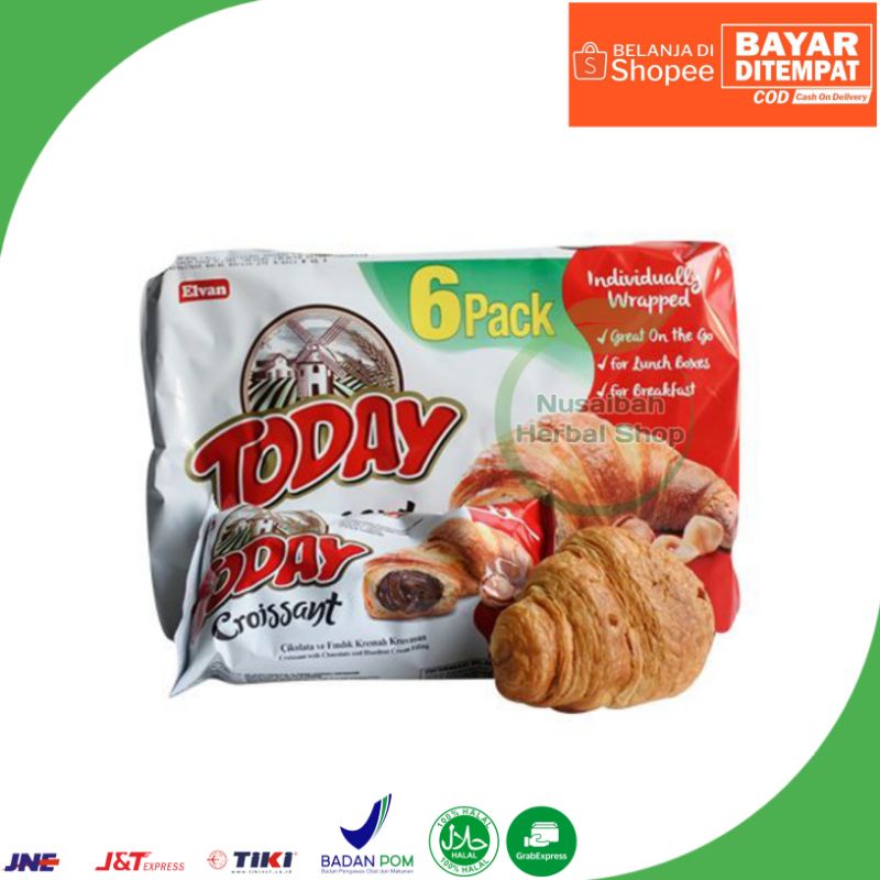 

Roti Elvan Today Croissant isi 6 Pack - Cemilan Turki