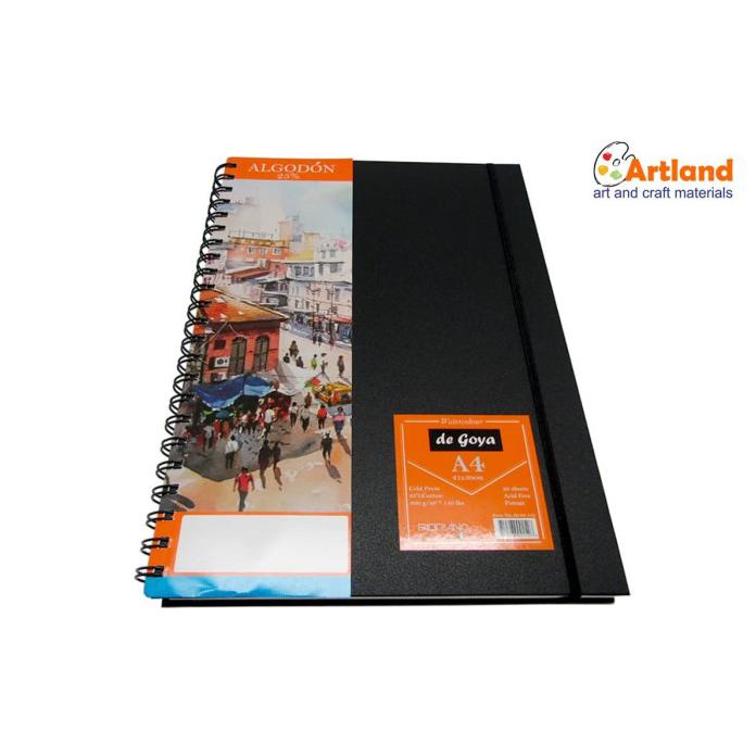 

DE GOYA WATERCOLOR SPIRAL 25%CT CP 300G A4