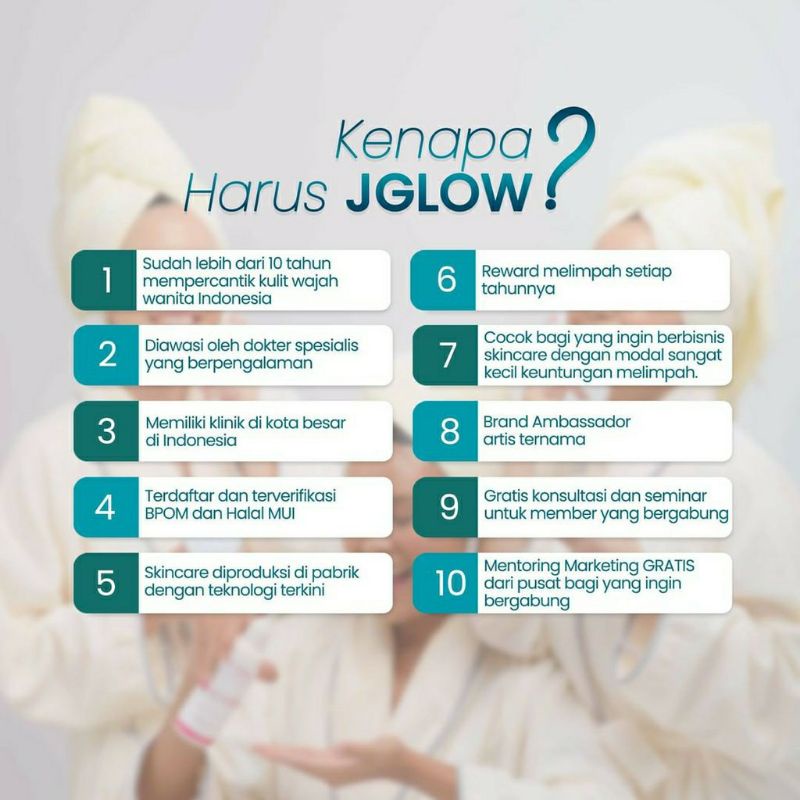 Jglow Skincare Paket Flek Whitening / Paket Skincare / Perawatan Wajah Bpom Original-4