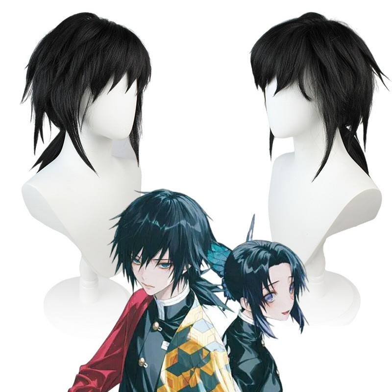 LOL-75 wig tomioka giyuu kimetsu no yaiba demon slayer cosplay anime