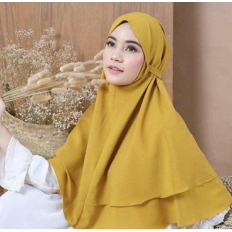 HIJAB BERGO MARYAM 2 LAYER