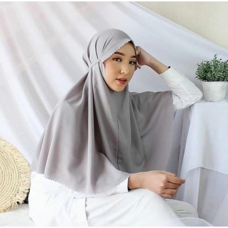 BERGO AISYAH LASER CUT DIAMOND CREPE / INSTAN NON PED MARYAM LASERCUT ATAS BAWAH FULL