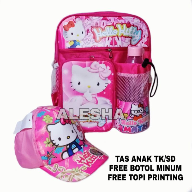 Tas Rangsel hello Kitty Tas sekolah Anak Perempuan