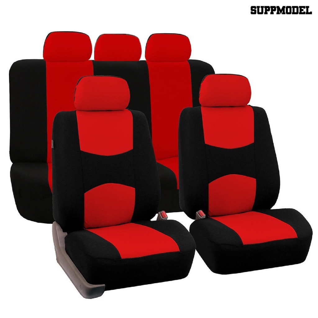 Suppmodel 9Pcs / Set Bantalan Pelindung Rem Bahan Kain Lembut Elastis Untuk Jok Mobil SUV