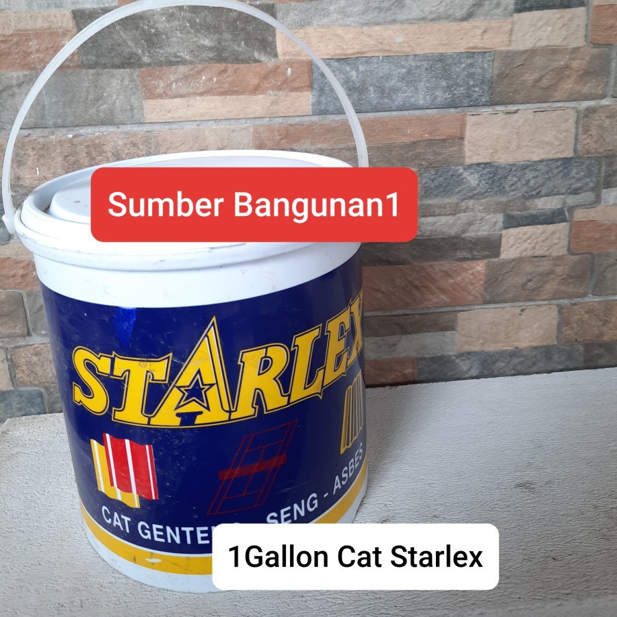 Cat Genteng STARLEX 1gallon warna cat exterior lapangan kolam trotoar