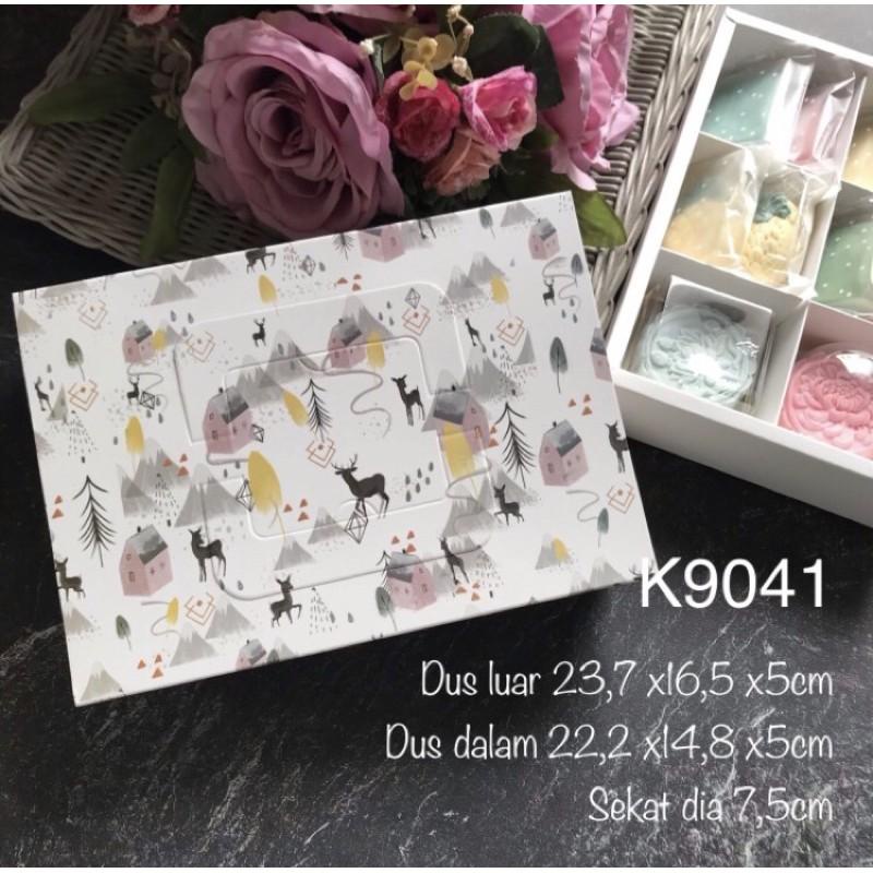 

K9041 Kotak Natal Isi 5 Dus Kue Bulan Mooncake (K25/ K90) best seller