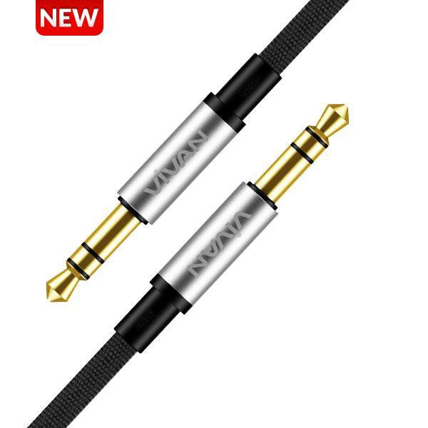 Vivan AUX01 Aux Audio Cable 100cm Hi-Fi Sound Gold Plated Jack 3.5mm