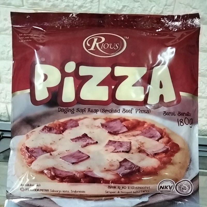 

RIOUS PIZZA SMOKED BEEF 180 GR