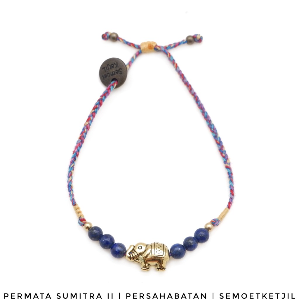 

Semoet Ketjil Gelang Bohemian Permata Sumitra II Lapiz lazuli (Special Edition)