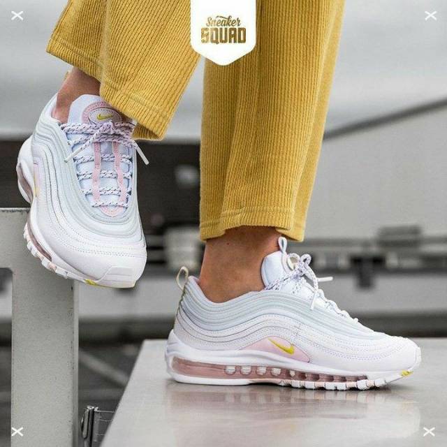 pink and yellow air max