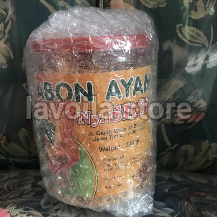 

Abon Ayam Ny. Nyonya Siok Istimewa 200 gram gr + Bubble Wrap