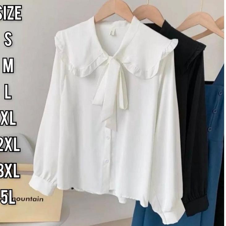 ↲ Candy Blouse - Size S M L XL 2XL 3XL 5L - Blouse Jumbo - Baju Jumbo - Atasan Big Size - Atasan Jum