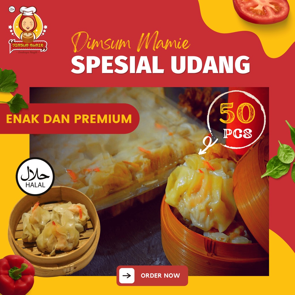 

DIMSUM MAMIE UDANG Halal + SAUS 250 ml