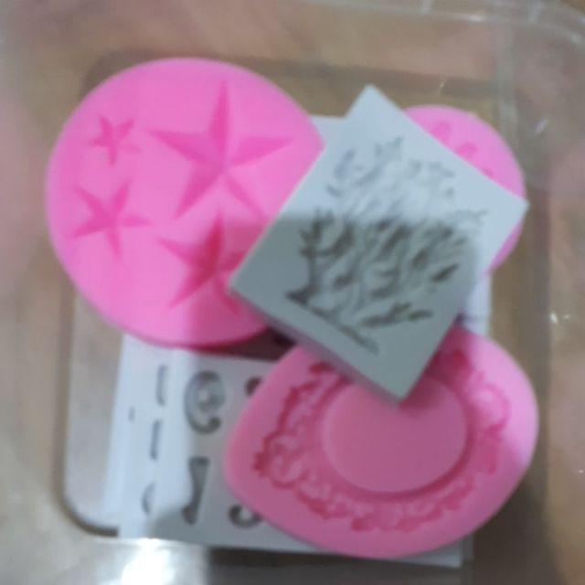 Cetakan Dengan Bahan Silikon Dan Bentuk Bintang Untuk Kue / Fondant / Cokelat