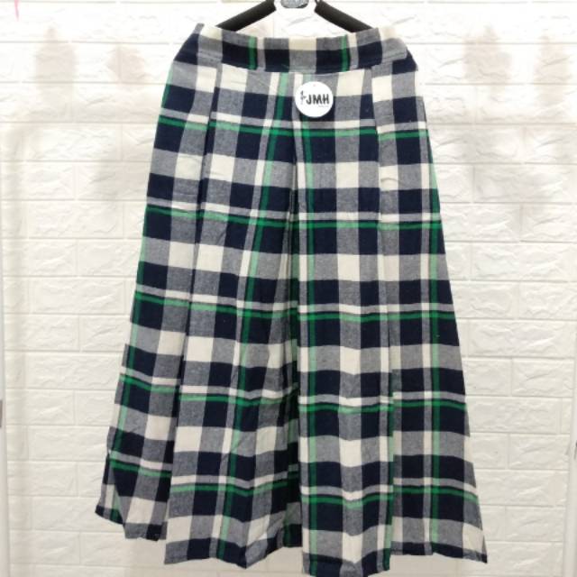 Rok Flanel Kotak Kotak