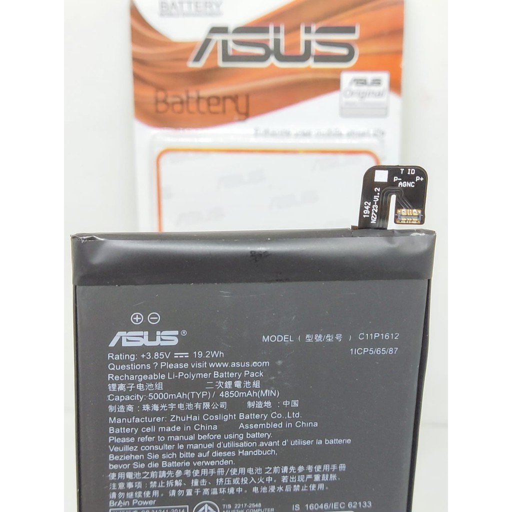 Baterai Zenfone 4 Max Pro ZC554KL 5.5 Inchi Baterai C11P1612 Battery E300218