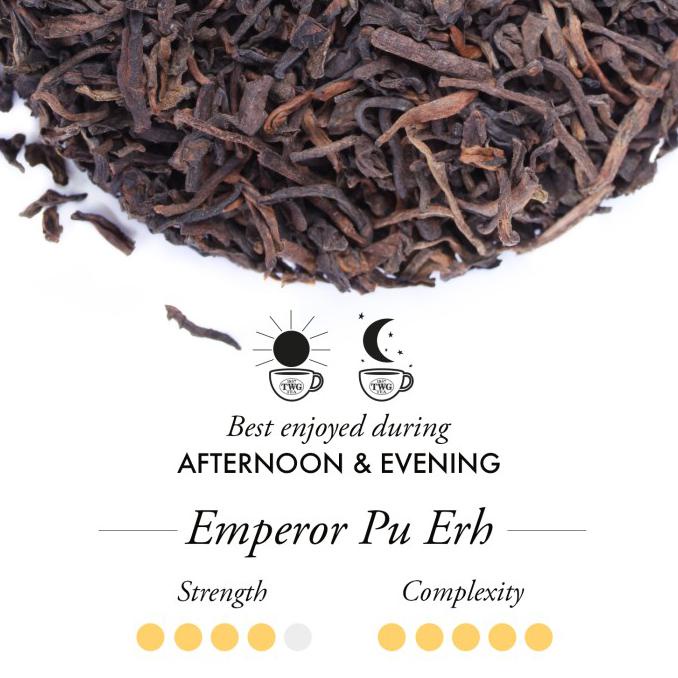 

[[BISA COD]] TWG Tea ǀ Emperor Pu-Erh, Haute Couture Tea Tin, 100g SALE Kode 1365