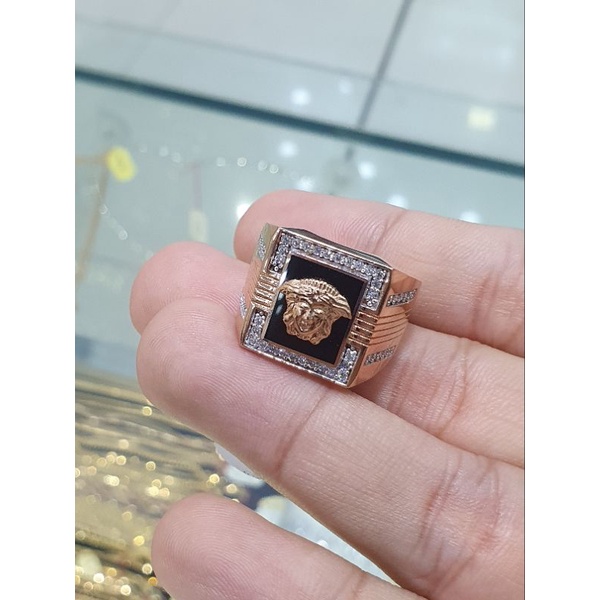 cincin cowo mewah emas 750