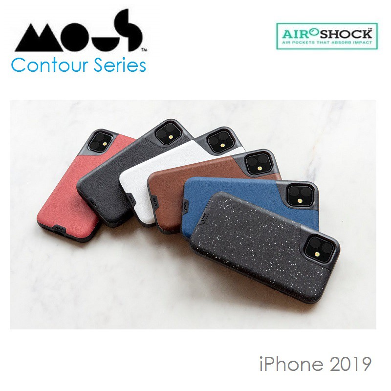Mous Contour iPhone 11 Real Leather Case