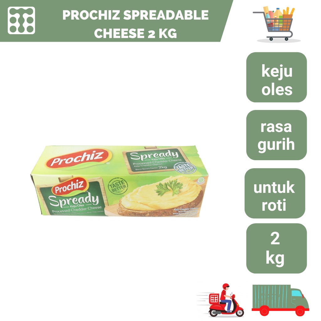 

PROCHIZ SPREADABLE CHEESE 2 KG