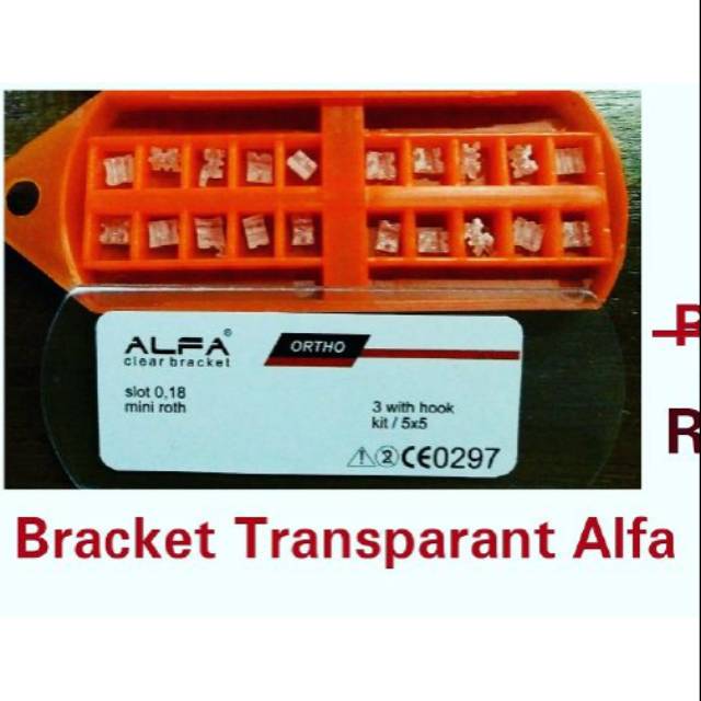 

Bracket alfa clear bening