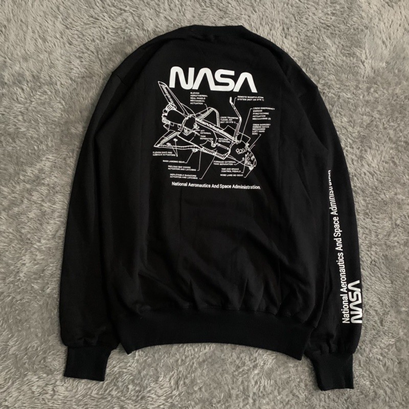 Sweater Crewneck Nasa H&amp;M Full Tag &amp; Lebel