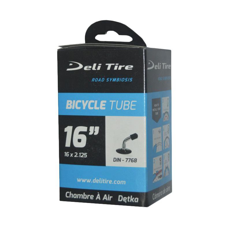 Ban dalam sepeda listrik / sepeda lipat 16" inchi pentil bengkok