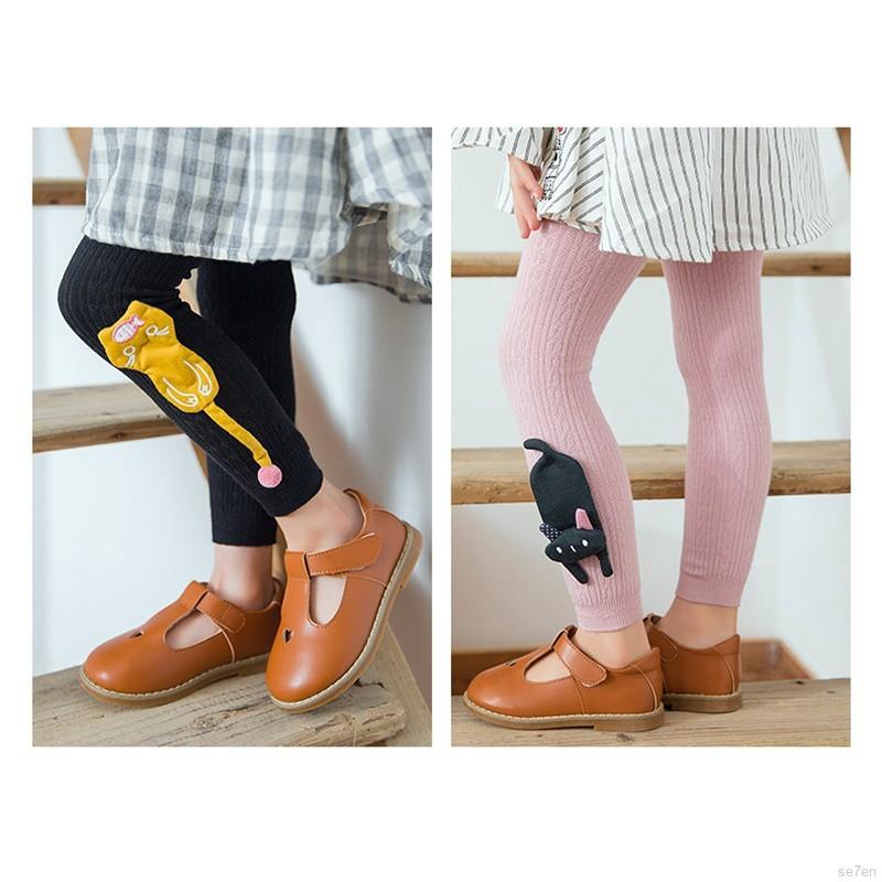 Celana Legging Panjang Motif Kartun Kucing untuk Anak Celana Legging Panjang Motif Kartun Kucing untuk Anak