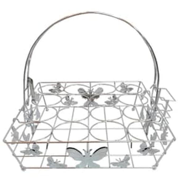 Tempat Aqua Stainless 12 Cup / Rak Minum Aqua Gelas Stand