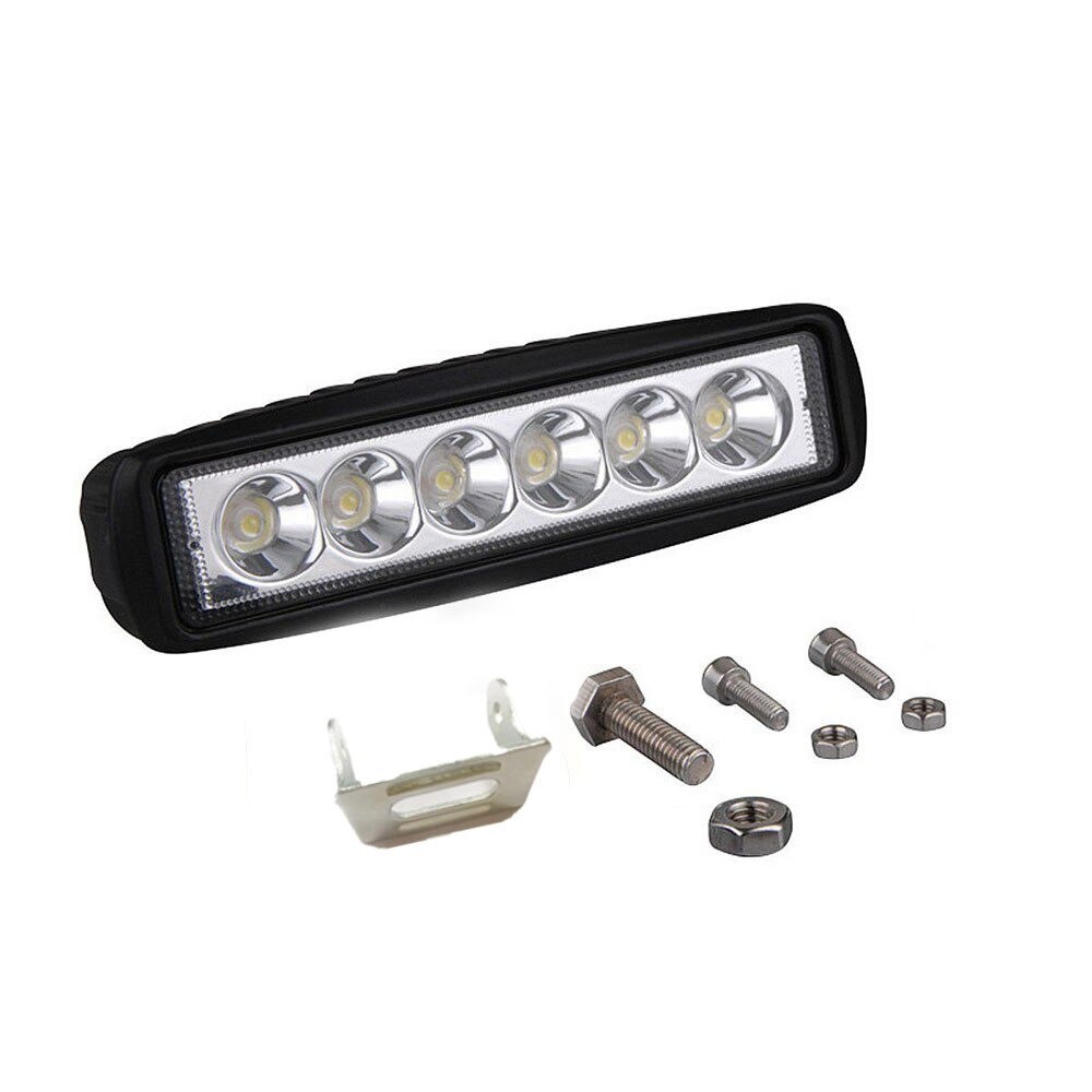 Lampu LED Headlight Mobil Offroad 18W 1260 Lumens - C18-ES - Black