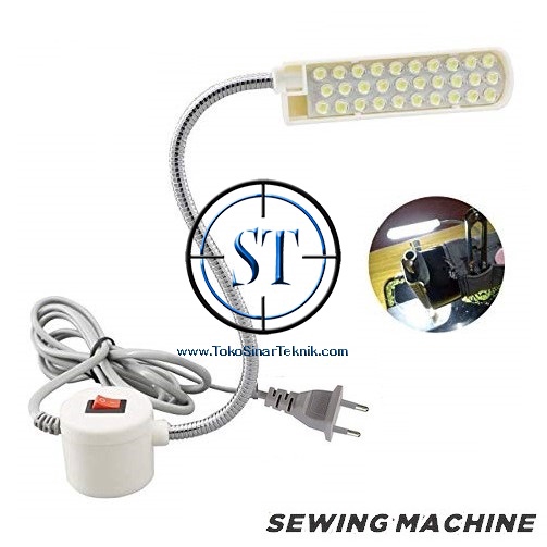 Lampu Light LJ 20A Lamp Led Mesin Jahit Sewing Pencahayaan Magnetic Magnet Machine 20 Led