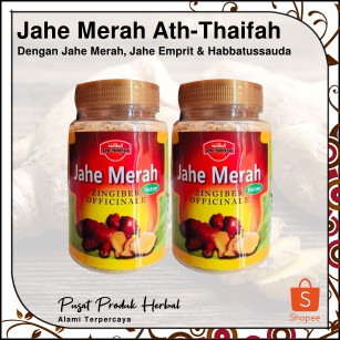 

[ 2 Botol @ 200 gr ] Ath-Thaifah Jahe Merah Instant Dengan Jahe Emprit, Habbats, dan Cabe Jawa