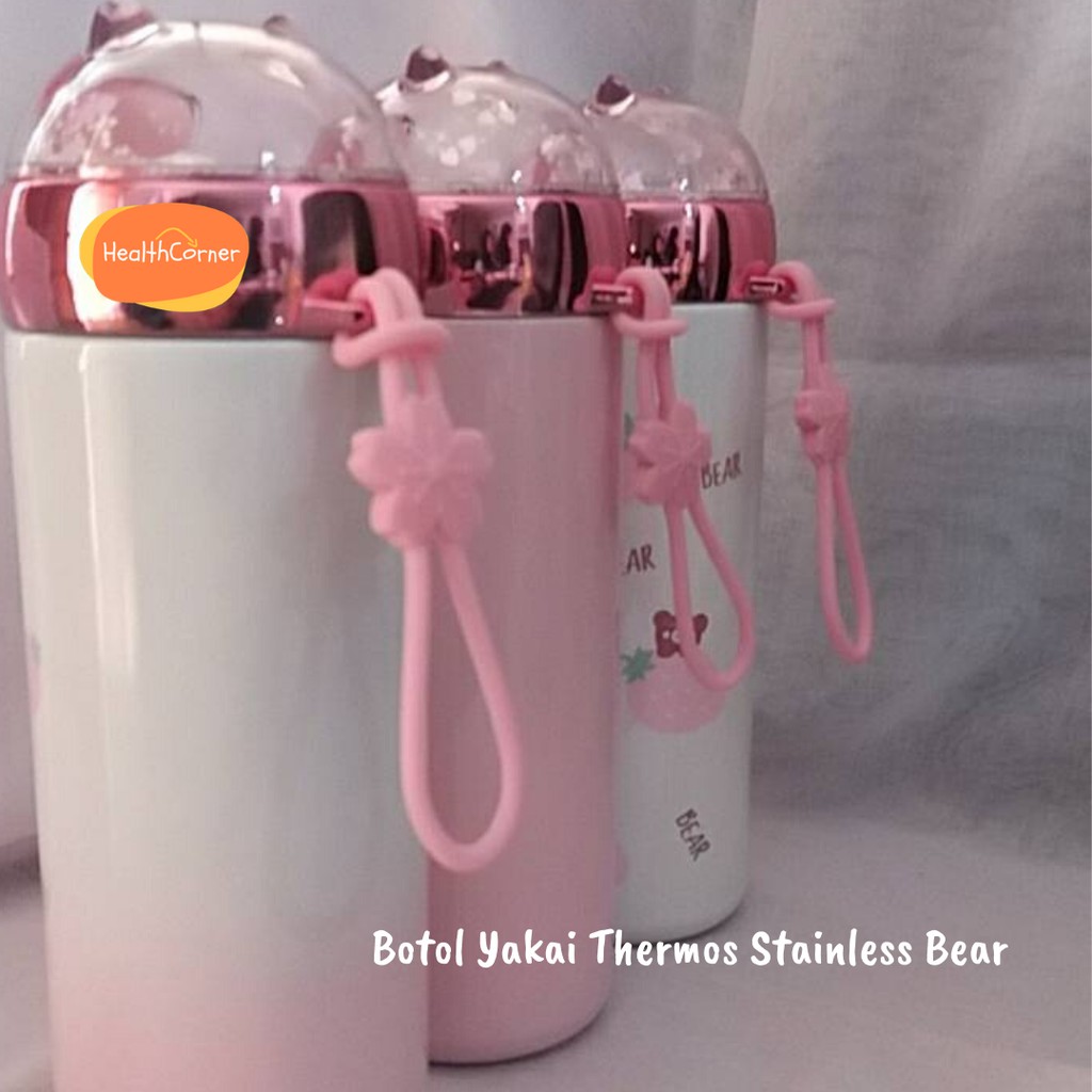 Botol Yakai Thermos Stainless Bear 330ml