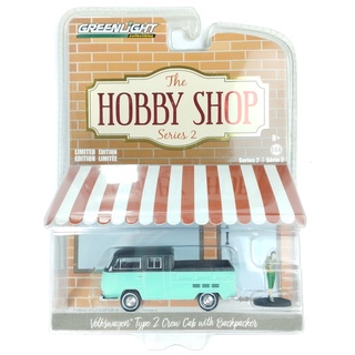Image of thu nhỏ HADIAH ANAK Greenlight The Hobby Shop Series 2 Volkswagen Type 2 Crew Cab With Backpacker #0